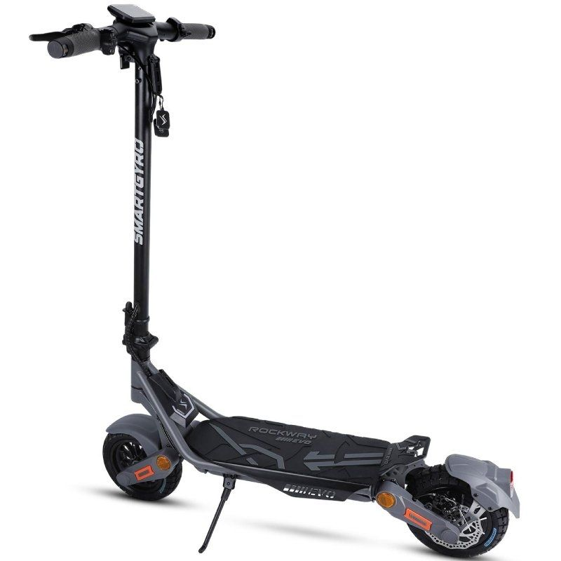 Patinete Eléctrico SmartGyro Rockway EVO Certificado Motor 800W Ruedas 10" 25kmh Autonomía 50km Negro y Gris