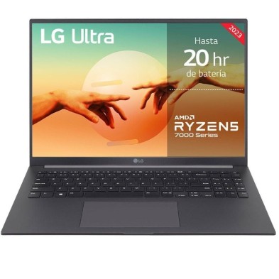 Portátil LG Ultra 16UD70R-G.AX56B Ryzen 5 7530U 16GB 512GB SSD 16" Sin Sistema Operativo