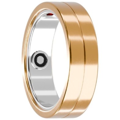 Anillo Inteligente Maxcom MR100 Talla 857 Ø18.2mm Notificaciones Frecuencia Cardíaca Oro
