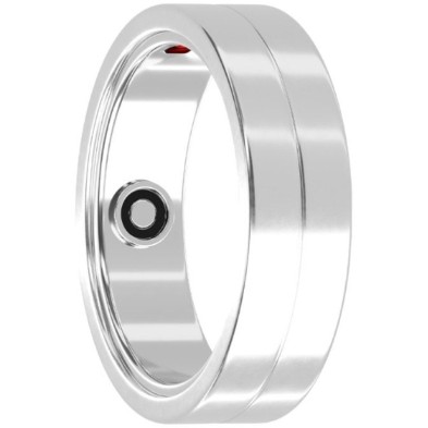 Anillo Inteligente Maxcom MR100 Talla 857 Ø18.2mm Notificaciones Frecuencia Cardíaca Plata