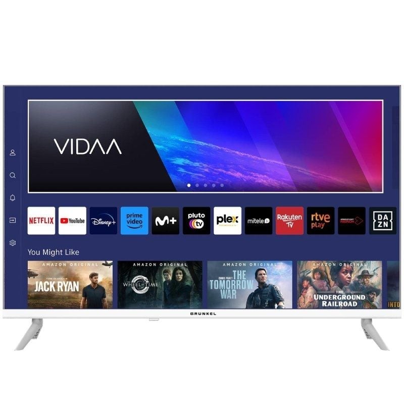 Televisor Grunkel LED-3225VDBLANCO 32" HD Smart TV WiFi Blanca
