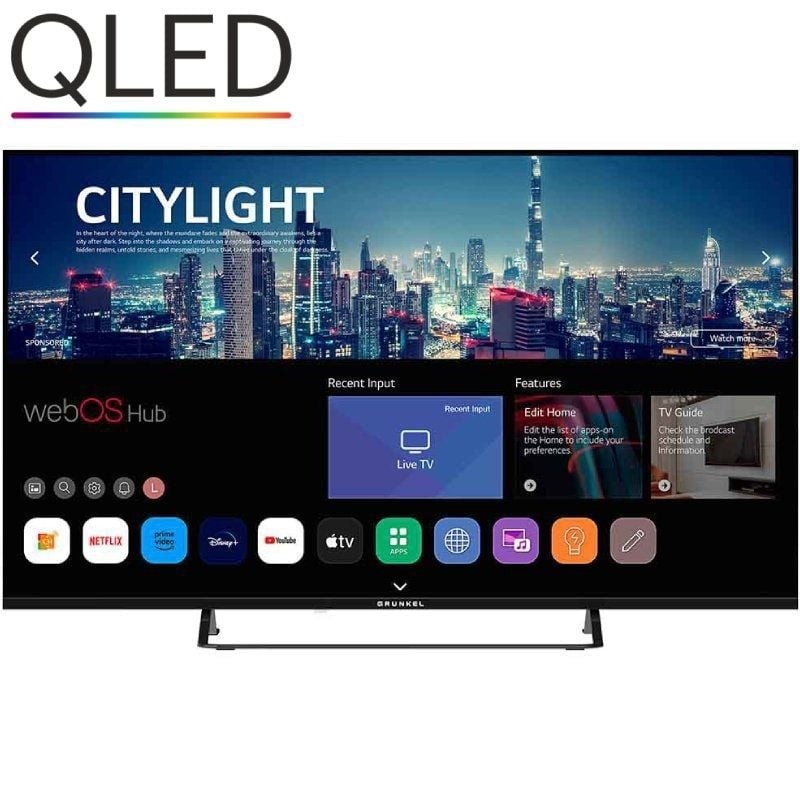 Televisor Grunkel LED-5025QLEDW 50" Ultra HD 4K Smart TV WiFi