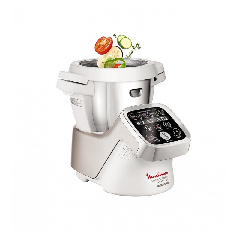 Moulinex Cuisine Companion robot de cocina 1550 W 4.5 L Plata, Blanco