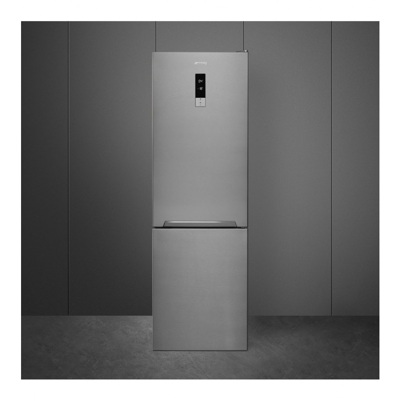Smeg FC18DN4AX nevera y congelador Independiente 324 L D Acero inoxidable