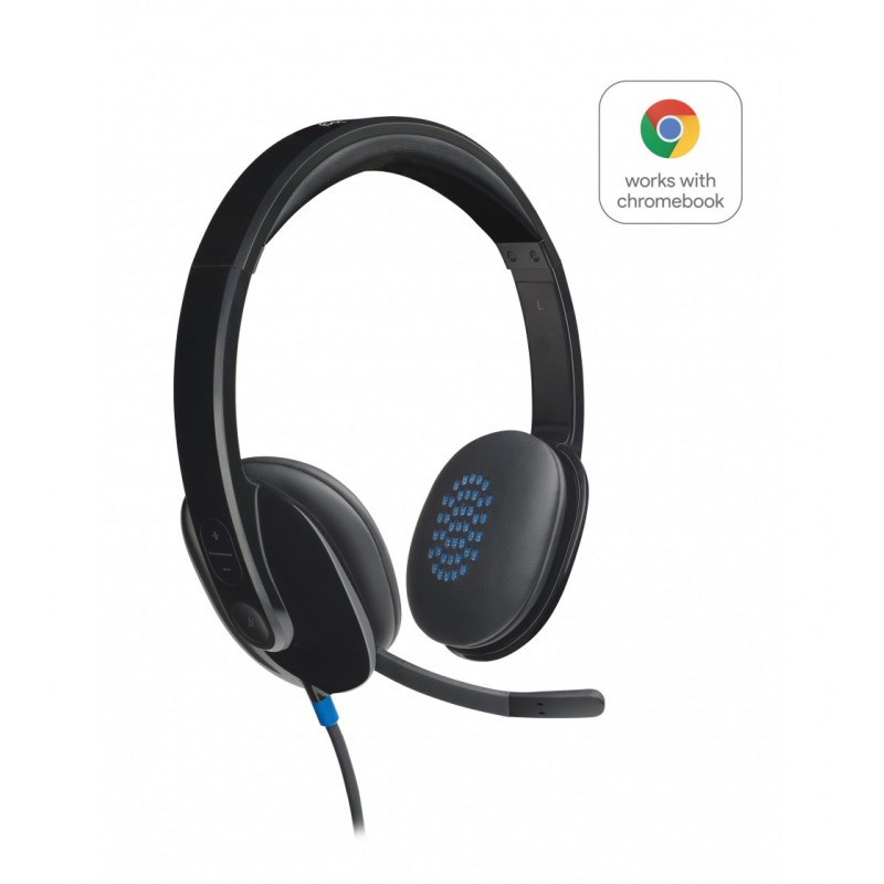 Logitech H540 Auriculares Diadema USB tipo A Negro