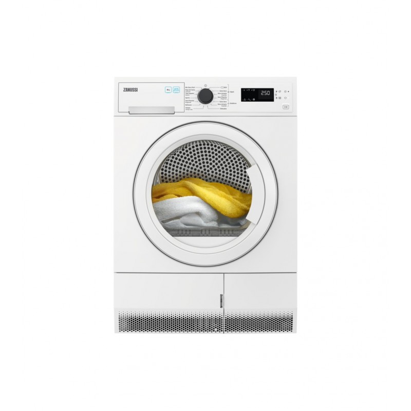 Secadora Zanussi ZDHF284W Independiente Carga frontal 8 kg A Blanco