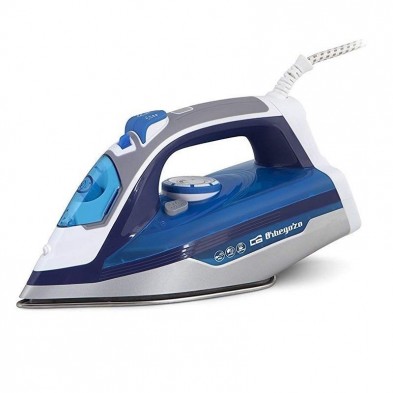 Orbegozo SV 2670 Plancha vapor-seco Suela de cerámica 2600 W Azul, Gris