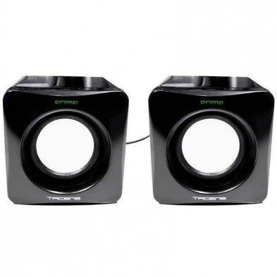 Tacens Anima AS1 Altavoz Portátil PC 8W USB y Jack 3.5 Compacto Negro