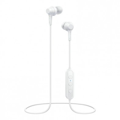 Pioneer C4 Wireless Auriculares Inalámbrico Dentro de oído, Banda para cuello Llamadas/Música MicroUSB Bluetooth Blanco