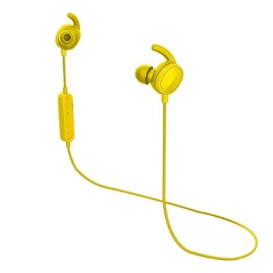 Auriculares Bluetooth SPC Stork Yellow - bt 4.1 - función manos libres - resistentes a salpicaduras - batería de litio