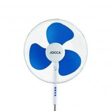 Ventilador de Pie JOCCA Blanco y Azul