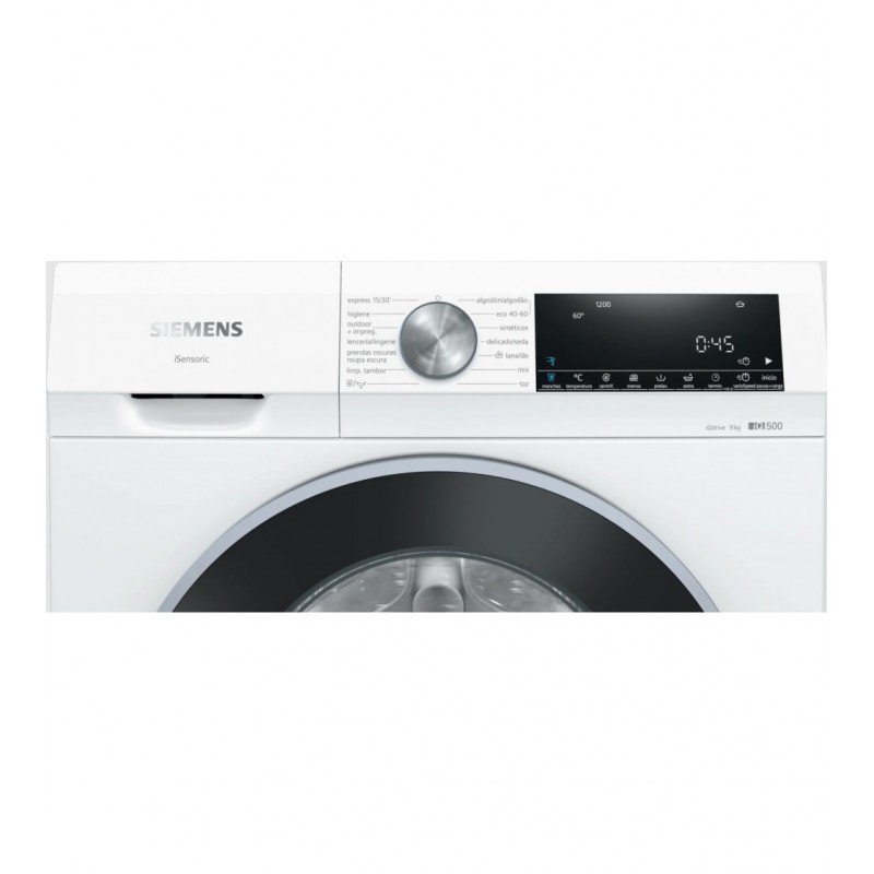 Siemens iQ500 WG42G200ES lavadora Carga frontal 9 kg 1151 RPM A Blanco