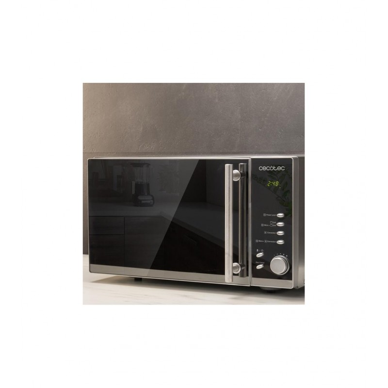 Cecotec 01597 - Horno microondas con grill 25 L 900W Inox · Comprar  ELECTRODOMÉSTICOS BARATOS en lacasadelelectrodomestico.com
