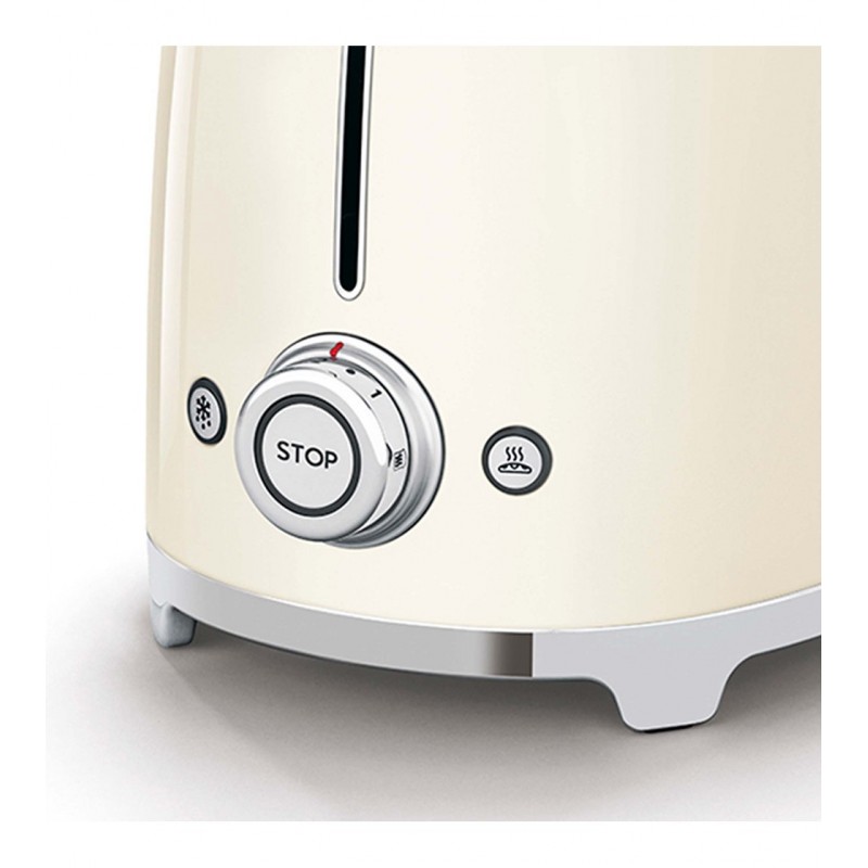 Tostador - Smeg TSF01CREU Crema