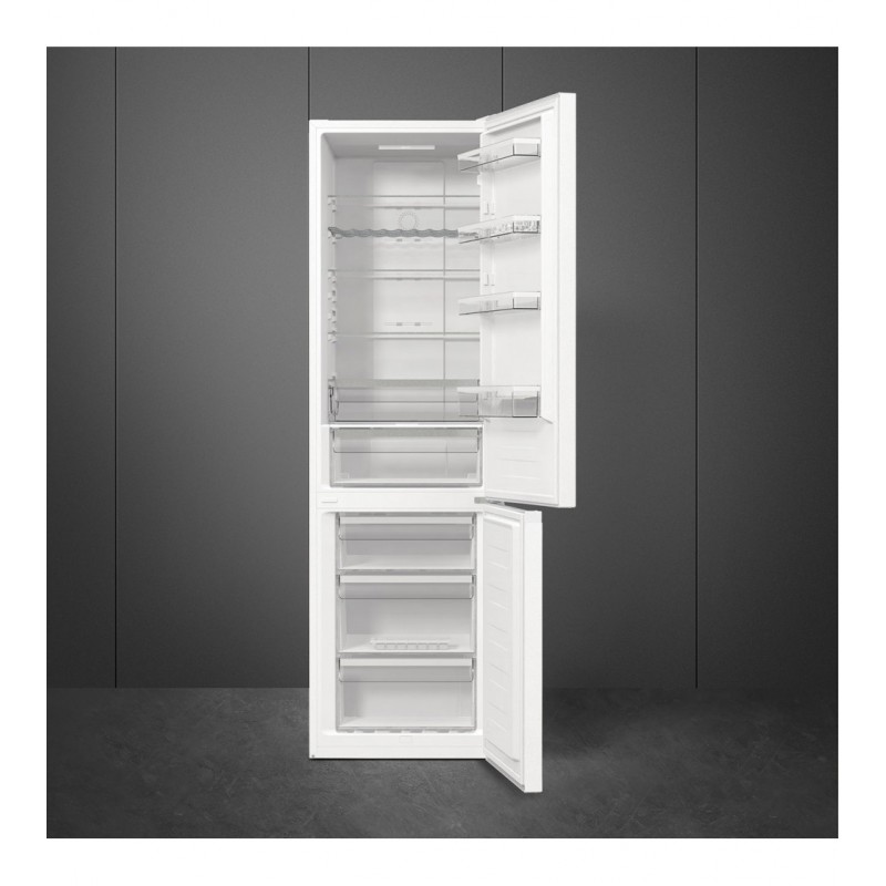 Frigorifico Combi Smeg Fc20wdne Blanco 200x60 Display Bandejas