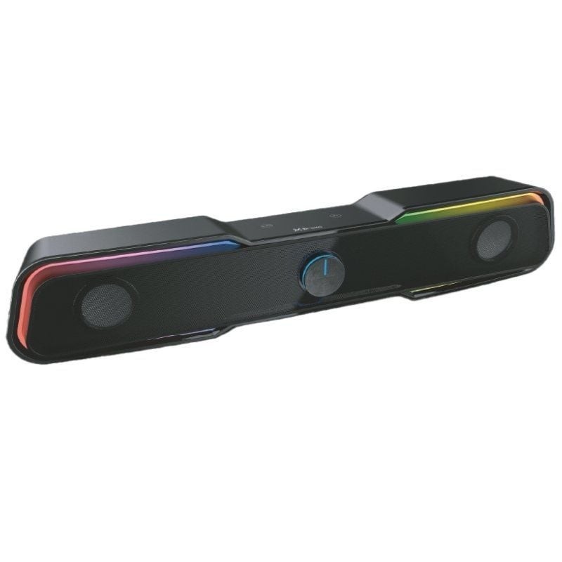 Barra de Sonido con Bluetooth Droxio Nessye RGB 10W 2.0 Negra