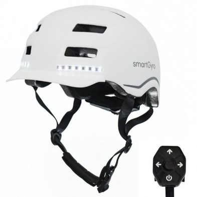 Casco para Adulto SmartGyro Helmet Max Tamaño M Blanco