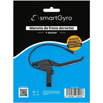 Maneta de Freno Derecho + Sensor para Patinete Eléctrico SmartGyro PP27-082 Compatible con Speedway  Rockway y Crossover