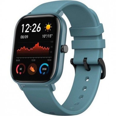 Smartwatch Huami Amazfit GTS Notificaciones Frecuencia Cardíaca GPS Azul Acero