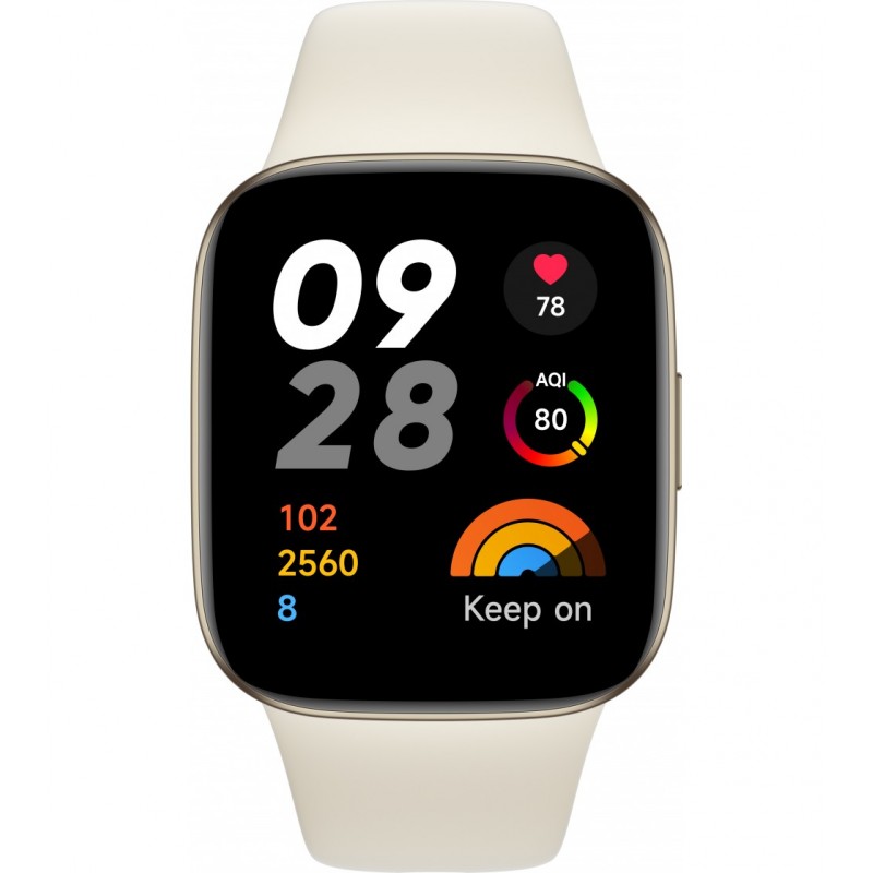 Smartwatch Xiaomi Redmi Watch 3 Notificaciones Frecuencia Cardíaca GPS  Blanco