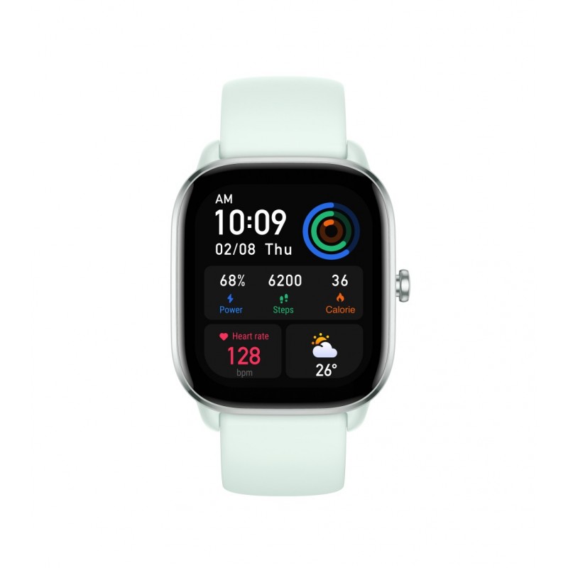Smartwatch Huami Amazfit GTS 4 Mini Notificaciones Frecuencia Cardíaca GPS  Azul Menta