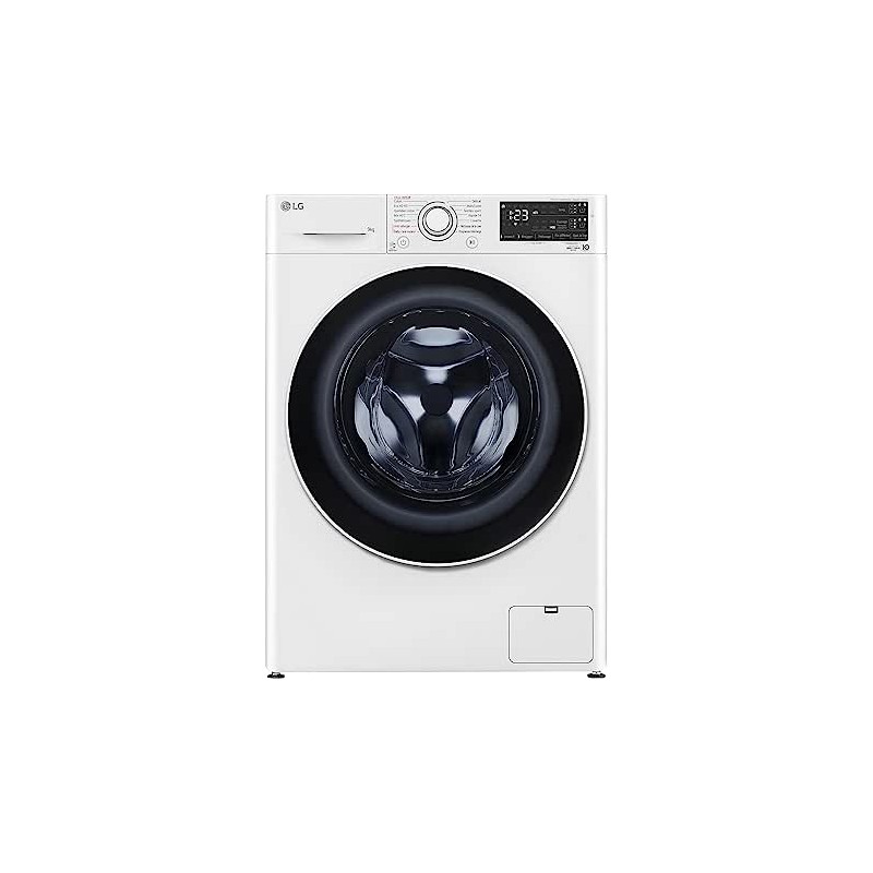 LG F4WV3509S3W - Lavadora 9kg, Carga Frontal, 1400 RPM, Lavadora LG con Inteligencia Artificial AI D