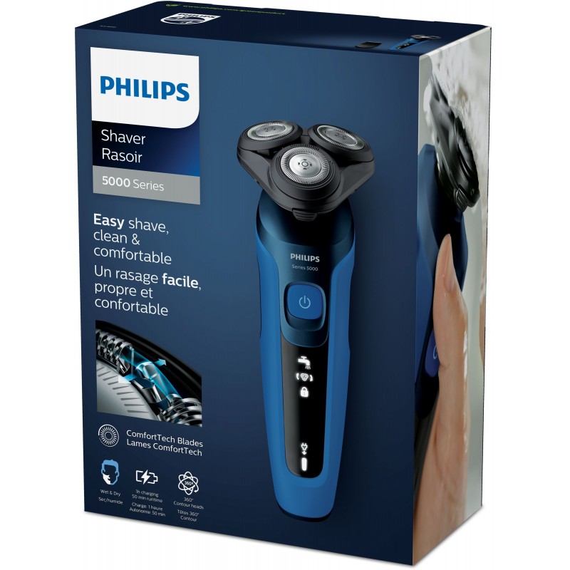 ▷ Chollazo Afeitadora eléctrica Philips S5466/18 Series 5000 con  recortadora de precisión por sólo 64,99€ con envío gratis (46% de descuento)