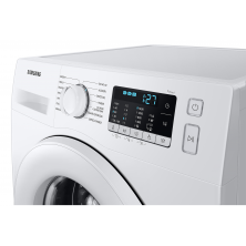 Lavadora carga frontal  Samsung WW90TA046AE/EC, 9 kg, 1400 rpm, EcoBubble,  Programas de vapor, Blanco