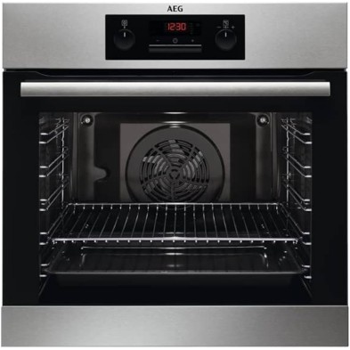 Horno Multifunción  AEG BPB23112ZM 72 L 3490 W A+ Negro, Acero inoxidable