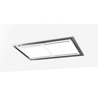 Campana de Techo Nodor ISLA SLIMOS 900 WH Acero inoxidable 750 m³/h A