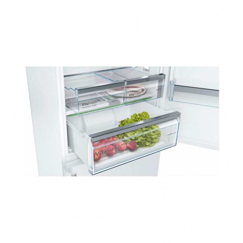 Bosch Serie 6 KGN49AWEP nevera y congelador Independiente 438 L E Blanco Electromueble